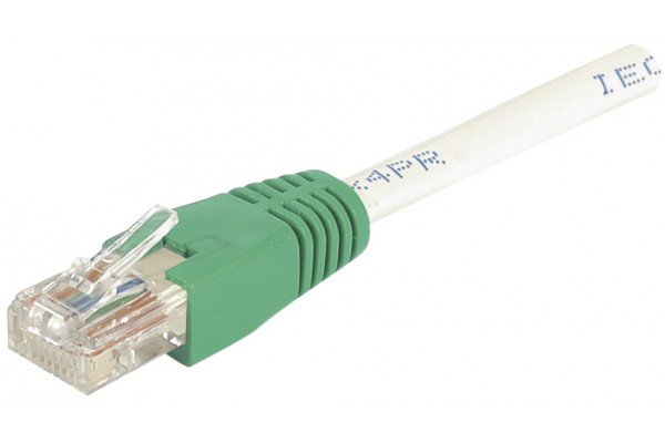 Cordon RJ45 croisé catégorie 6 S/FTP gris - 2 m