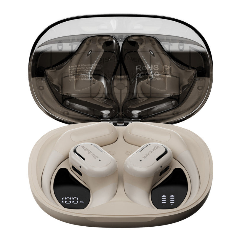 Blackview Airbuds 300 (Bluetooth 6.0 - Reduction de Bruit - Étanche IPX5) Beige