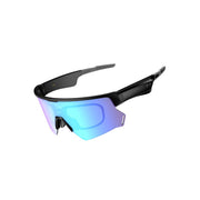 Blackview D2 (Lunettes de sport - Polarisées UV400 - IP54 - AI voice assistant)  Bleu