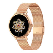 Blackview X30 (Montre connectée - 1.26'' - Appels Bluetooth) Or