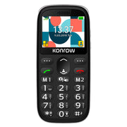 Konrow Senior 231 (Écran 2.31'' - Double Sim - Dock de charge Fourni) Noir