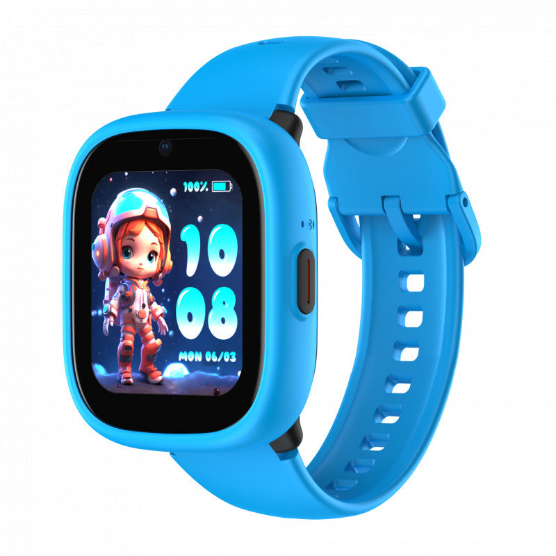 Lagenio K3 (Montre Connectée pour enfant - 1.7'' - Support Sim 4G) Bleu