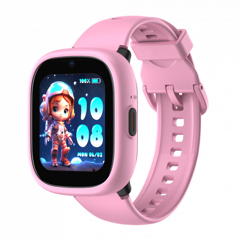 Lagenio K3 (Montre Connectée pour enfant - 1.7'' - Support Sim 4G) Rose