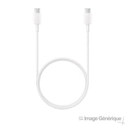 Samsung - Câble USB Type-C Vers USB Type-C - 1m - Blanc (En Vrac)