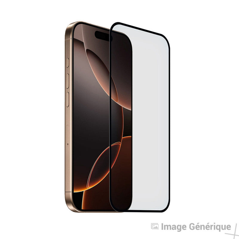 Verre Trempé 5D Pour Iphone 16 Pro / 17 / 17 Pro (9H, 0.33mm) - Compatible, Blister