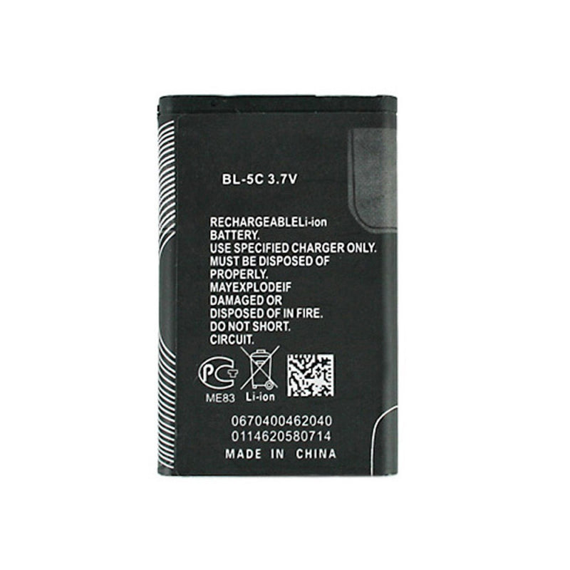 Batterie d'origine Pour Nokia - Modèles Compatibles en Description (Original, En Vrac, Réf BL-5C)
