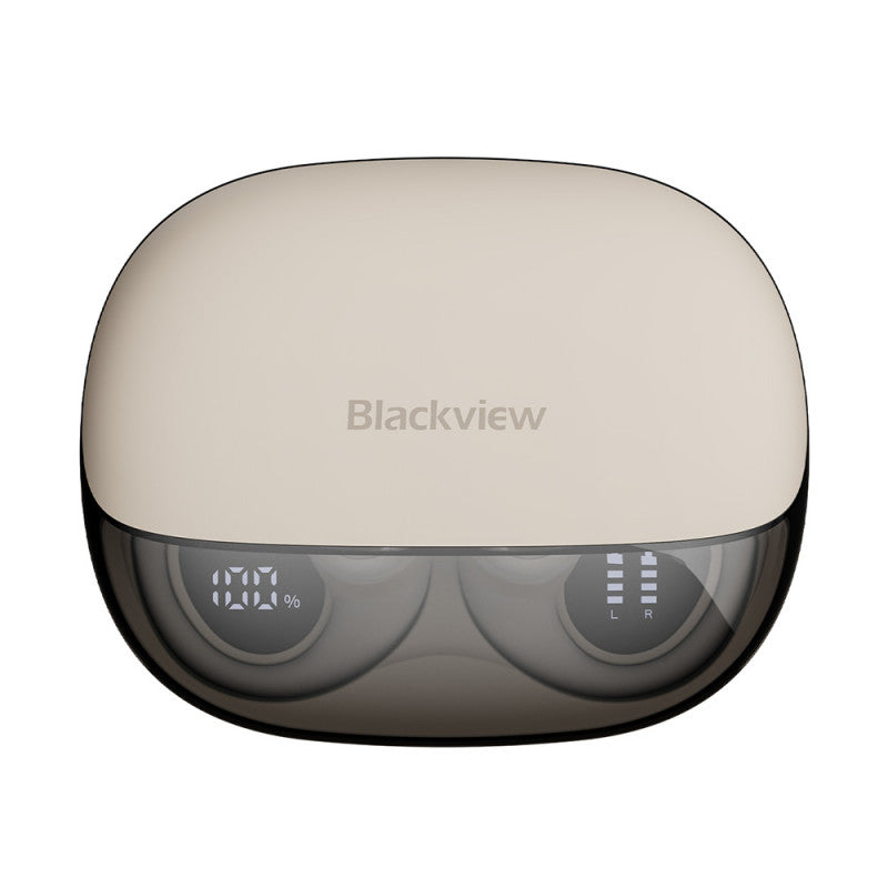Blackview Airbuds 300 (Bluetooth 6.0 - Reduction de Bruit - Étanche IPX5) Beige