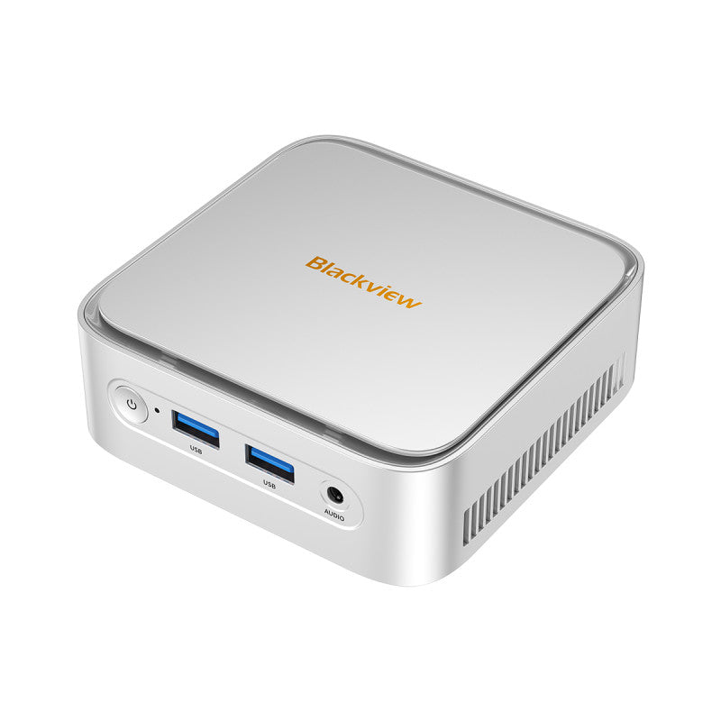 Blackview MP50 (Mini PC, AMD 3500U - 512 Go, 16 Go RAM) Argent