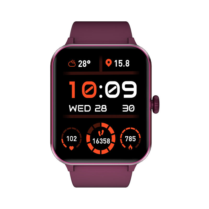 Blackview R50 (Montre connectée - 1.85'' - Appel Bluetooth) Bordeaux