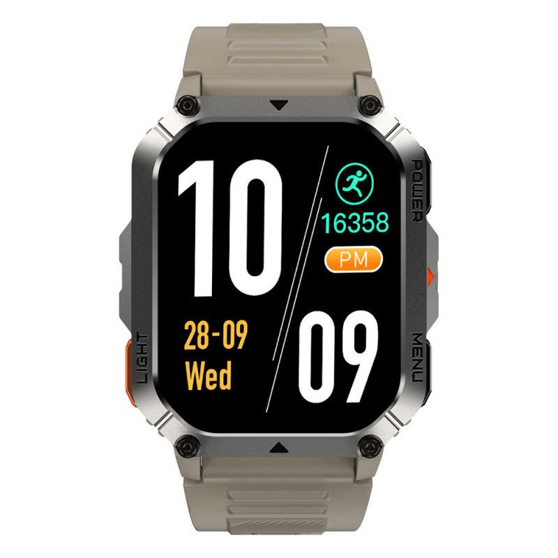 Blackview W70 Pro (Montre connectée - 2.01'' - Appels bluetooth) Kaki