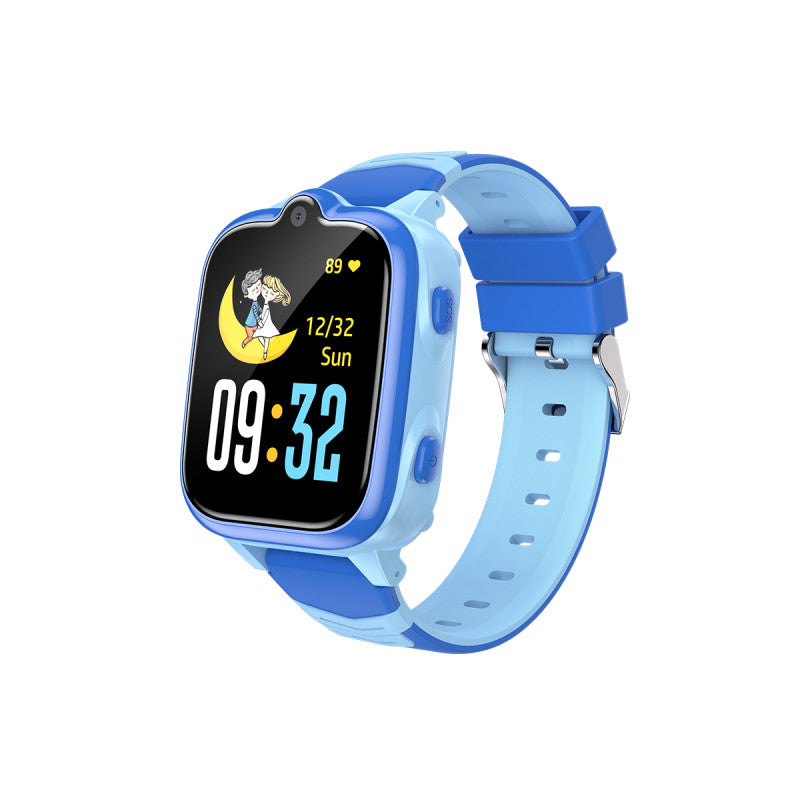 Blackview Z10 (Montre Connectée pour enfant - 1.83'' -  Support Sim 4G - Appels Vidéo 4G - IP67) Bleu