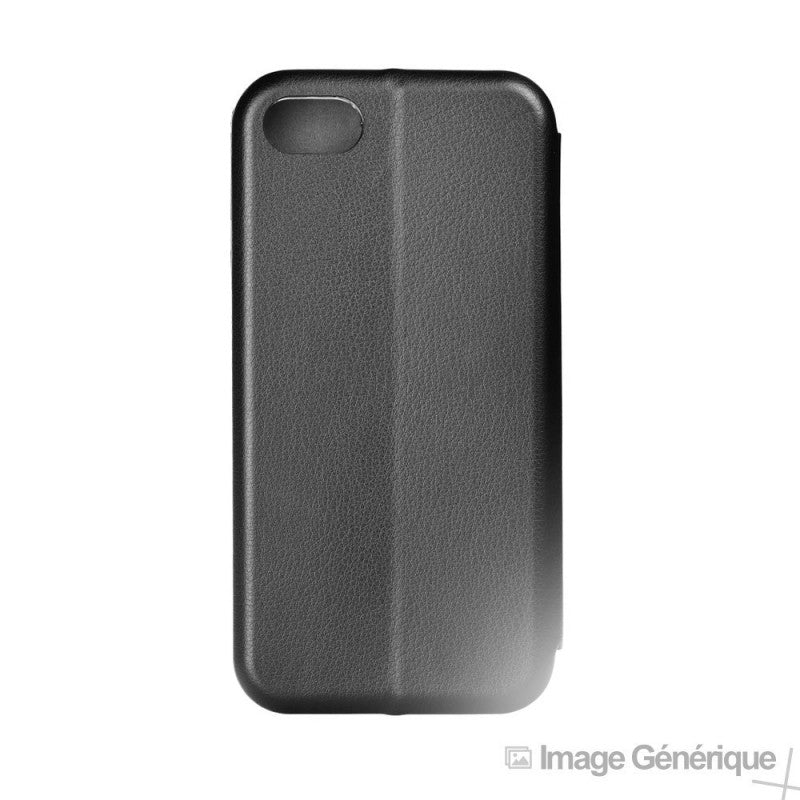 Étui à Rabat Similicuir pour Xiaomi Redmi 12 4G / 5G - Noir (En Vrac)