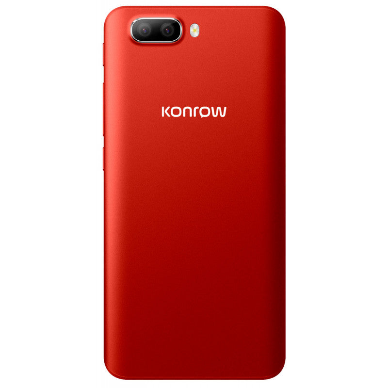 Konrow Easy 55 - Android 8.1 - 4G - Écran 5.34'' - Double Sim - 8Go, 1Go RAM - Rouge
