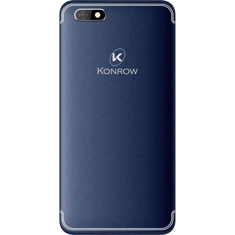 Konrow Easy Feel - Android 7.0 - 4G - Ecran 5'' - Double Sim - 16Go, 1Go RAM - Bleu
