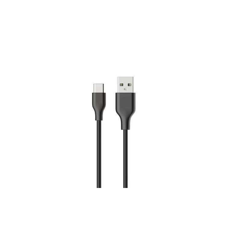 Konrow KCATCPB1- Câble USB Type C  vers Type A (1m, 3A, Noir) - Emballage Original