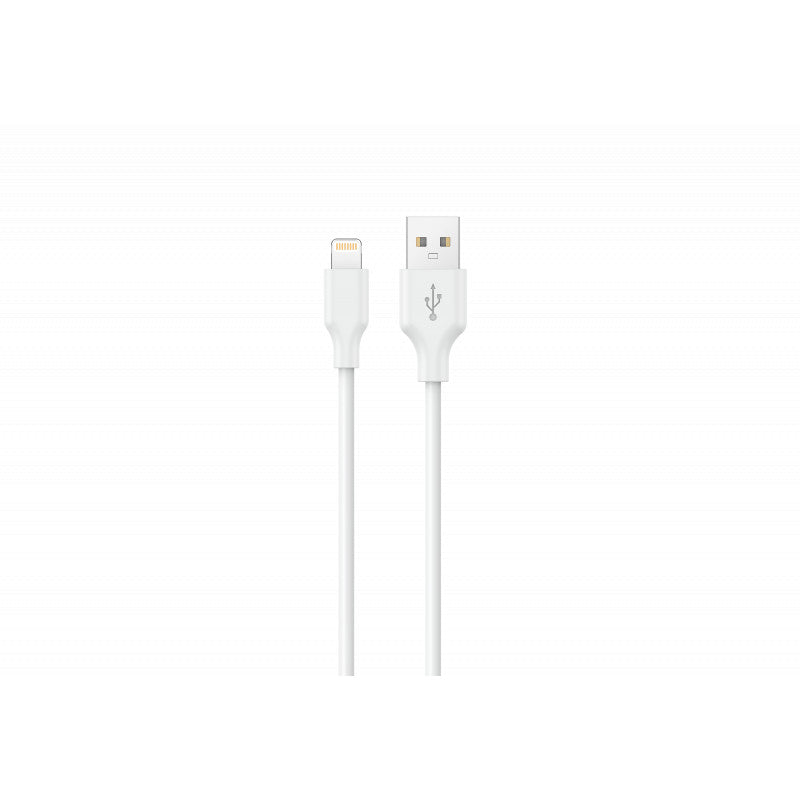 Konrow KCATLPW1 - Câble USB Lightning vers Type A (1m, Blanc) - Emballage Original