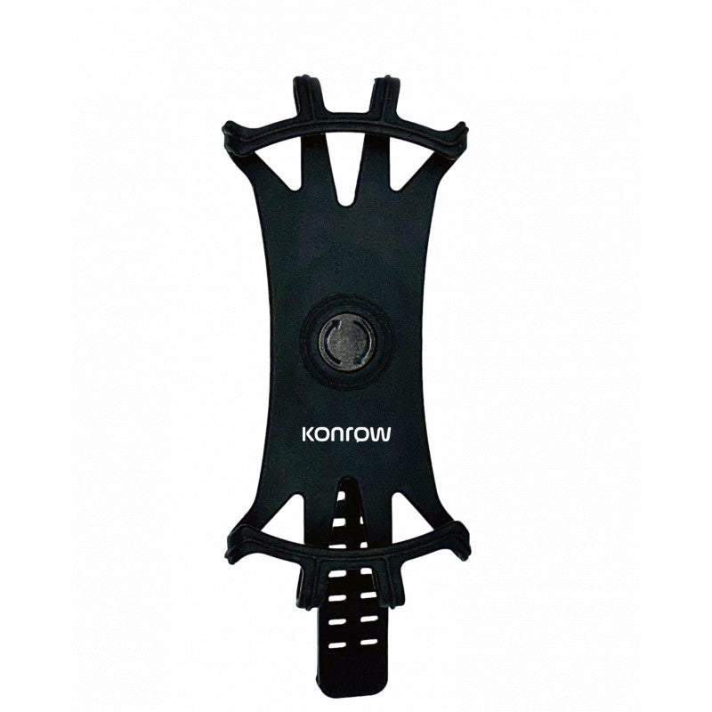 Konrow KSBIKE - Support Vélo / Trottinette (360°, Adaptable tout Smartphones, Noir) - Emballage Original