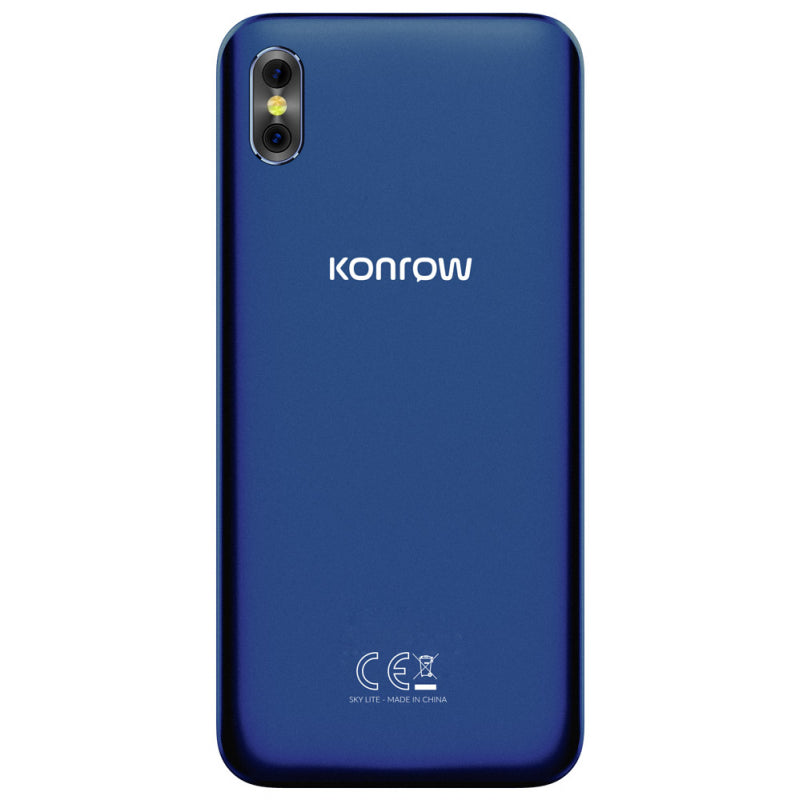 Konrow Sky Lite - Android 8.1 - 4G - Écran 5.45'' - Double Sim - 16Go, 1Go RAM - Bleu