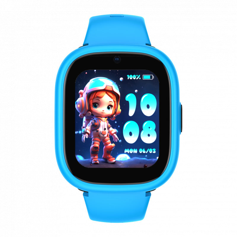 Lagenio K3 (Montre Connectée pour enfant - 1.7'' - Support Sim 4G) Bleu