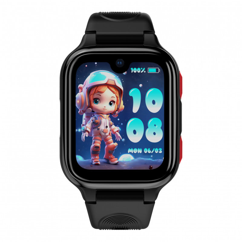 Lagenio K9 (Montre Connectée pour enfant - 1.78'' AMOLED - 5 MP - Support Sim 4G) Noir