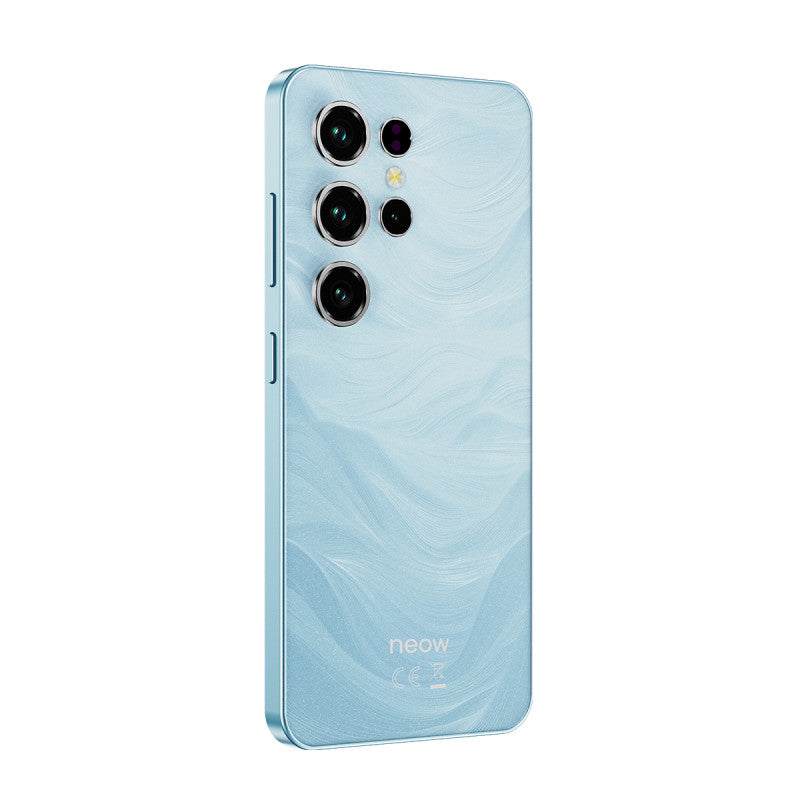 NEOW Safe Plus, Pack OM (Smartphone pour adolescent - 6.6'' - 128 Go, 4 Go RAM) Bleu