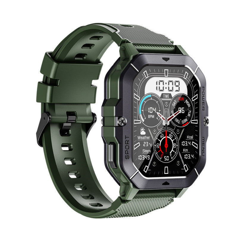 Oukitel BT101 (Montre Connectée Robuste -  2.02'' - Réponds aux appels) Vert