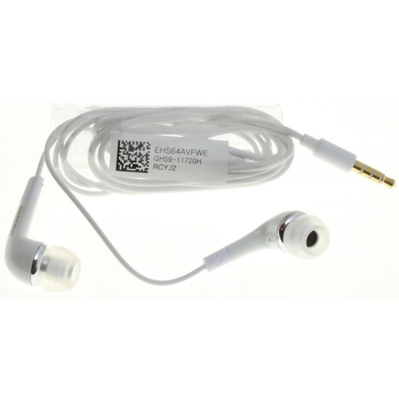 Samsung EHS64AVFWE - Écouteur Intra Auriculaire - Prise Jack 3.5 - Telecommande - Blanc (En Vrac)