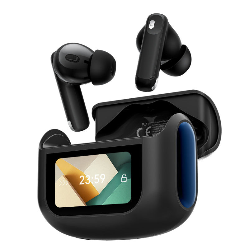 Blackview Airbuds 12 (Écran d'Affichage Tactile - Bluetooth 5.4) Noir