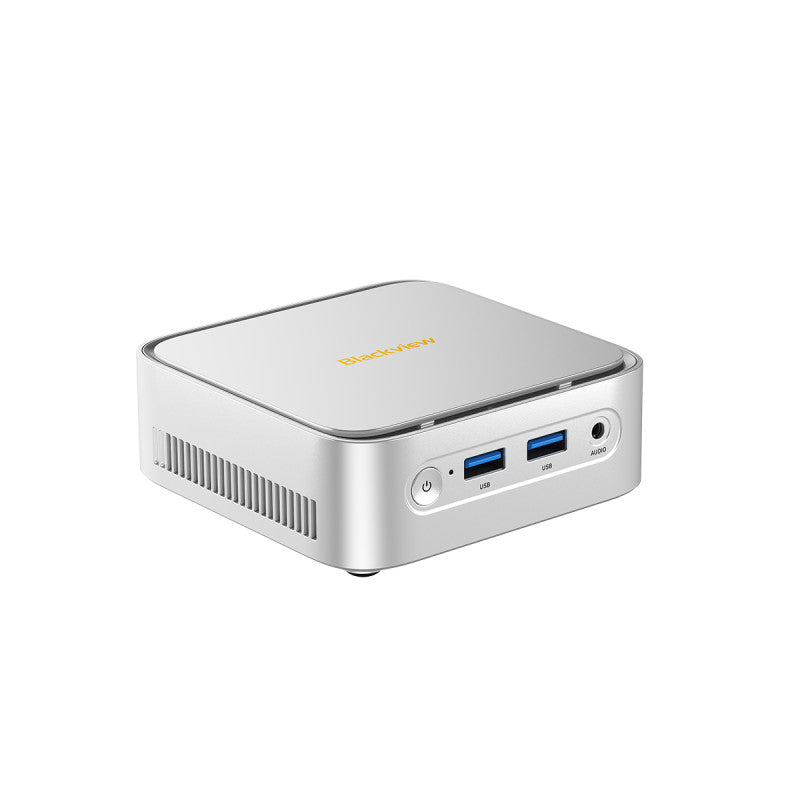Blackview MP50 (Mini PC, AMD 3500U - 512 Go, 16 Go RAM) Argent