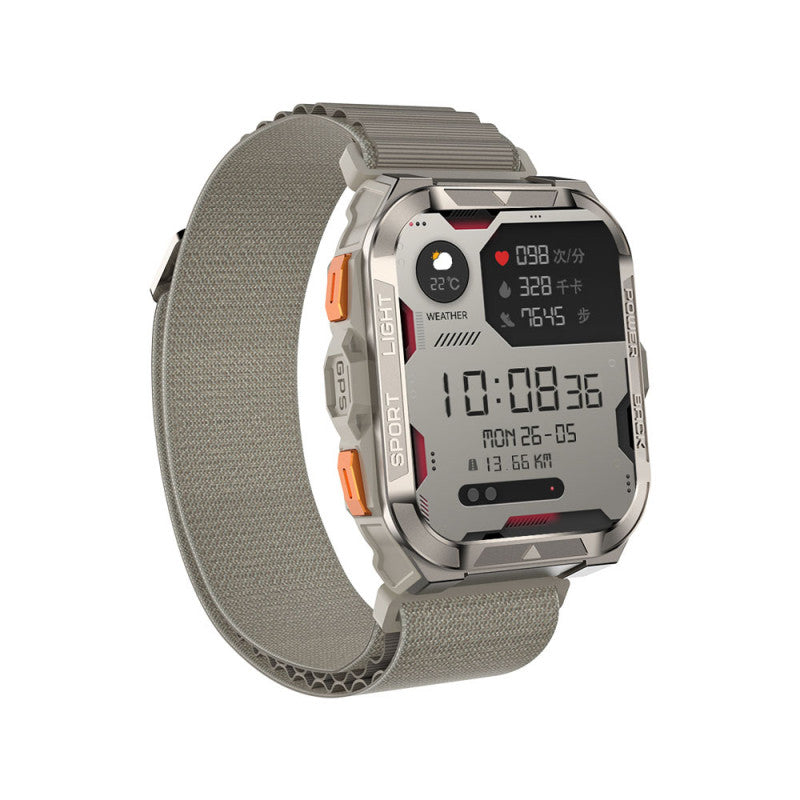 Blackview W80 Pro (Montre connectée - 1.91'' - Position GPS précise) Kaki