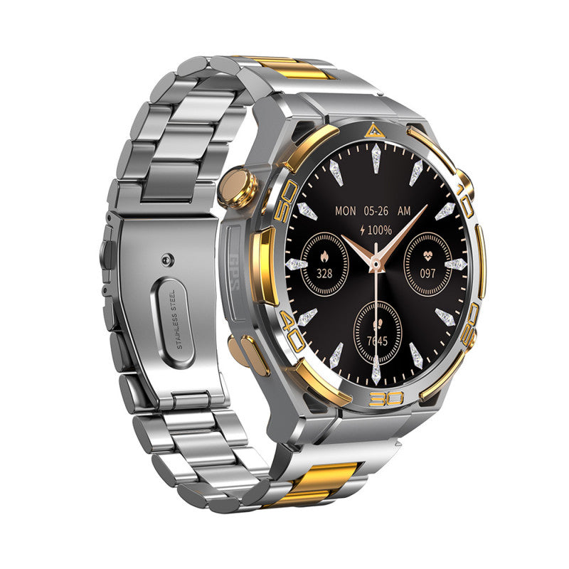 Blackview W90 Pro (Montre connectée - 1.43'' - Appels Bluetooth) Argent