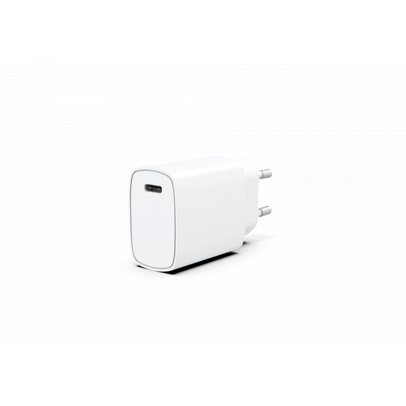 Konrow KC20CW - Adaptateur Secteur USB Type C - Charge rapide 20W - Blanc (Blister)