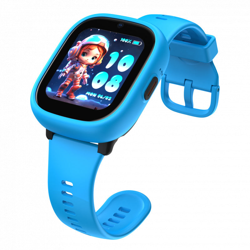 Lagenio K3 (Montre Connectée pour enfant - 1.7'' - Support Sim 4G) Bleu