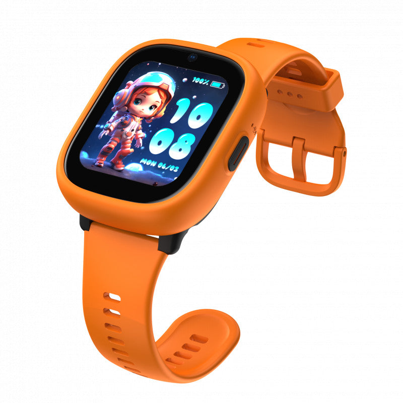 Lagenio K3 (Montre Connectée pour enfant - 1.7'' - Support Sim 4G) Orange