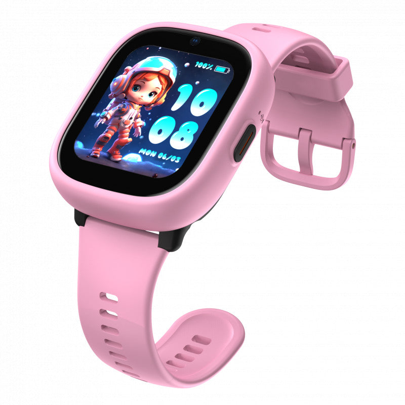 Lagenio K3 (Montre Connectée pour enfant - 1.7'' - Support Sim 4G) Rose