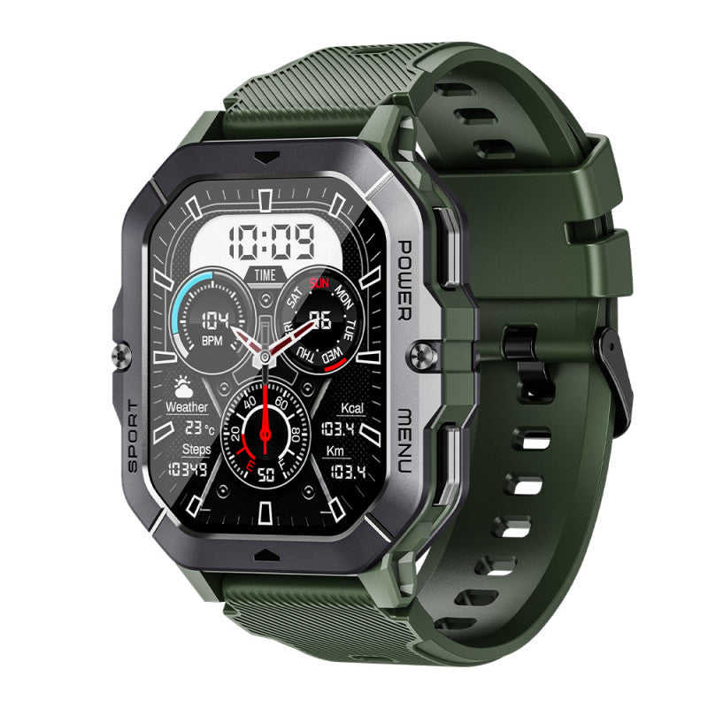 Oukitel BT101 (Montre Connectée Robuste -  2.02'' - Réponds aux appels) Vert