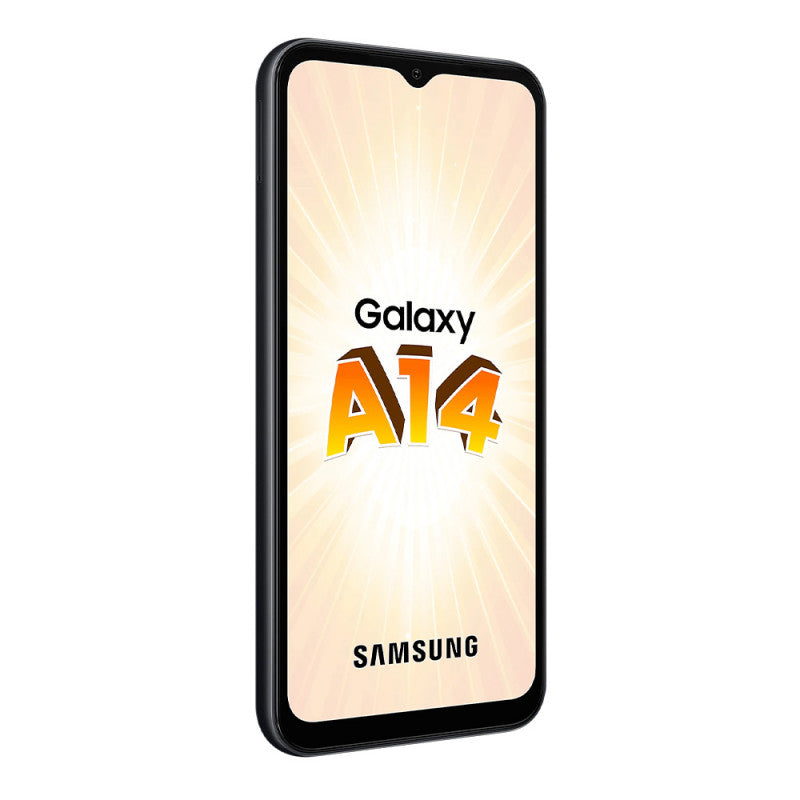 Samsung A145R/DSN Galaxy A14 (Double Sim - 6.6'' - 64 Go, 4 Go RAM - Garantie 2 ans par HEM)  Noir