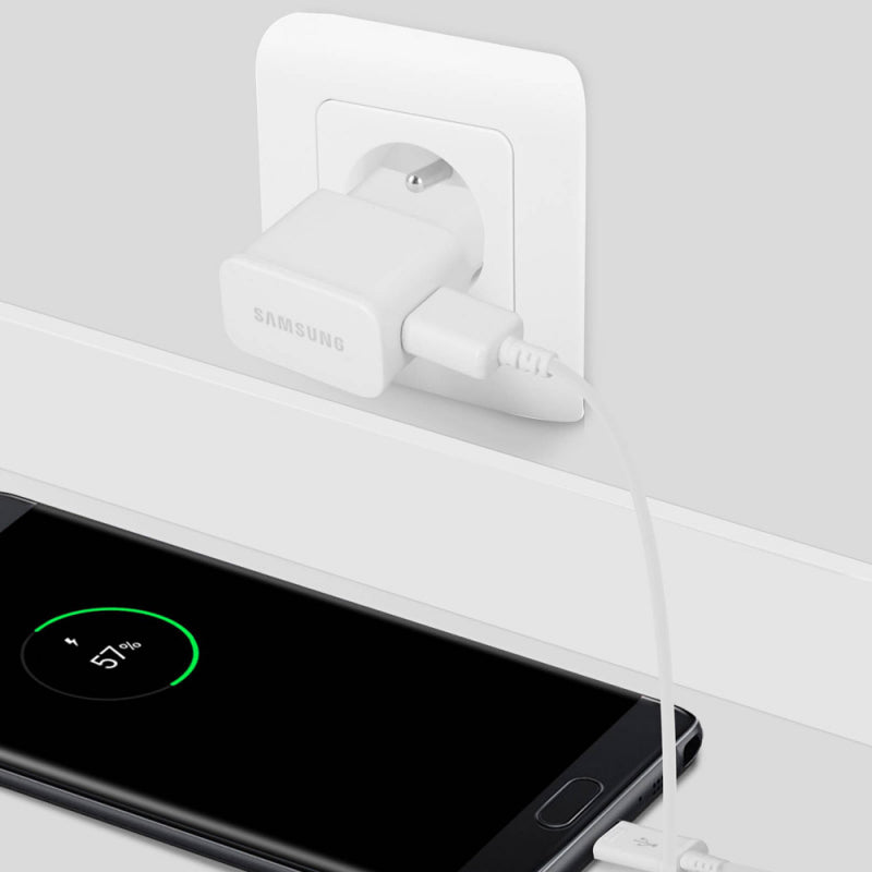 Samsung EP-TA20EWE - Adaptateur Secteur USB - 2A, 5V - Charge rapide - Blanc (En Vrac)