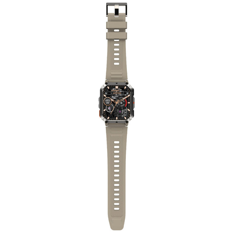 Blackview W70 Pro (Montre connectée - 2.01'' - Appels bluetooth) Kaki
