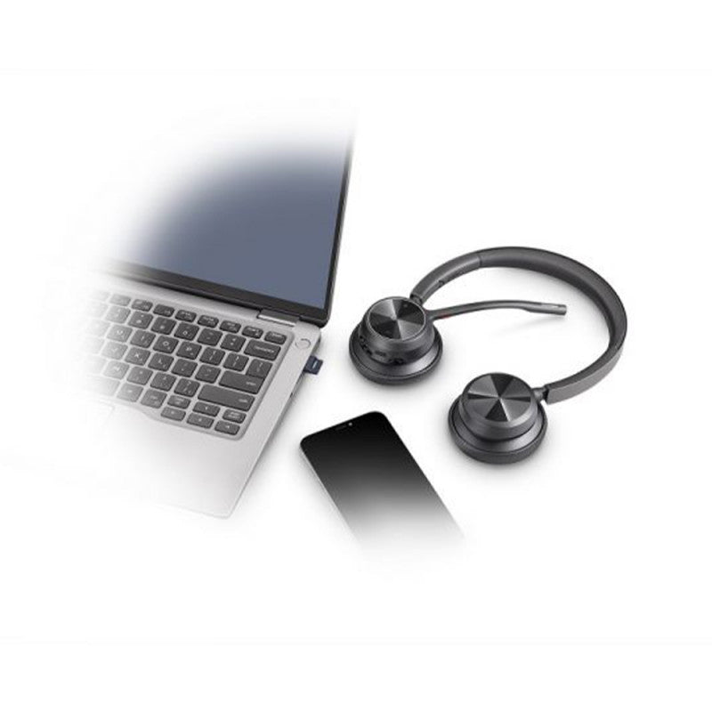 Casque Sans Fil Poly Voyager 4320 MS - (Stéréo - Bluetooth - USB-A) Noir