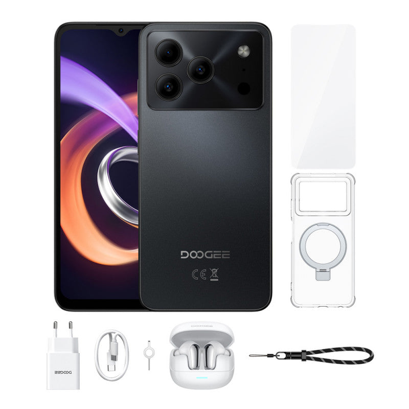 Doogee Note 56 Plus Édition VIP (6,56'' - 4G - 256 Go,  6 Go RAM- 6150 mAh) Noir