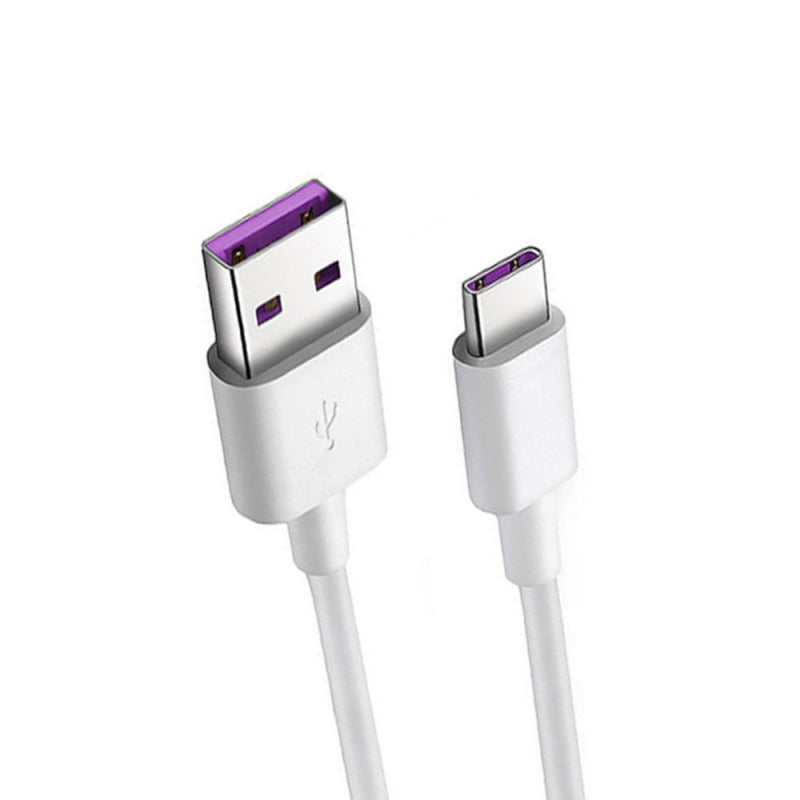Huawei AP38 - Chargeur Voiture Complet - Adaptateur Fast Charge 2 Ports USB & Câble USB-C - Gris (Emballage Original)