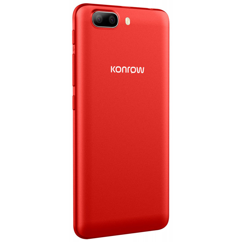 Konrow Easy 55 - Android 8.1 - 4G - Écran 5.34'' - Double Sim - 8Go, 1Go RAM - Rouge