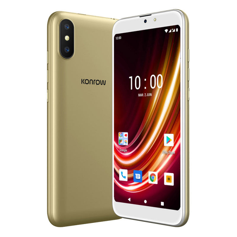 Konrow Easy S55P2021 (Double Sim - 4G - Écran 5.45'' - 16 Go, 1 Go RAM) Or
