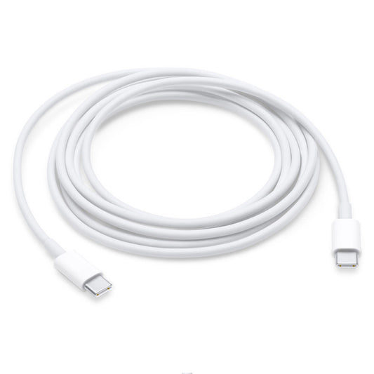 Apple MLL82 - Câble USB Type-C à Type-C (2m, Blanc) - Original, En Vrac