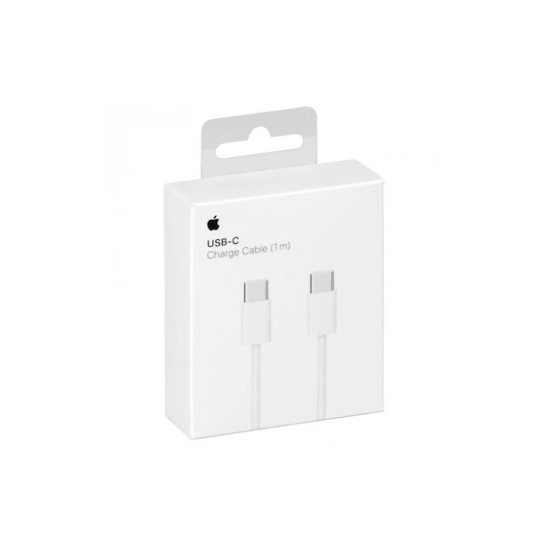 Apple MQKJ3 - Câble USB Type-C à Type-C (60W, 1m, Blanc) - Original, Blister