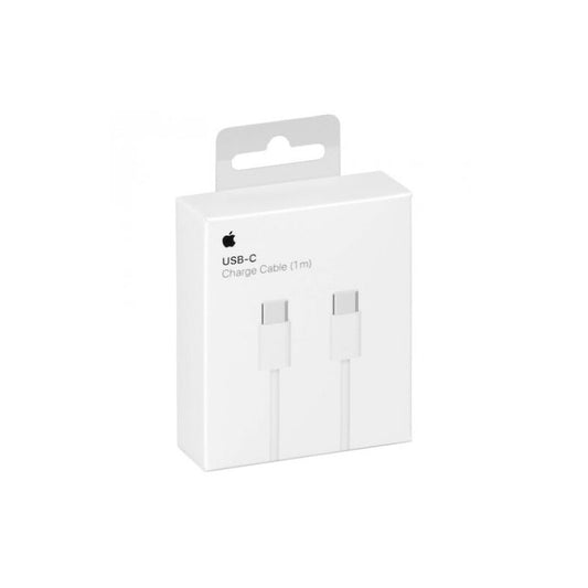 Apple MQKJ3 - Câble USB Type-C à Type-C (60W, 1m, Blanc) - Original, Blister