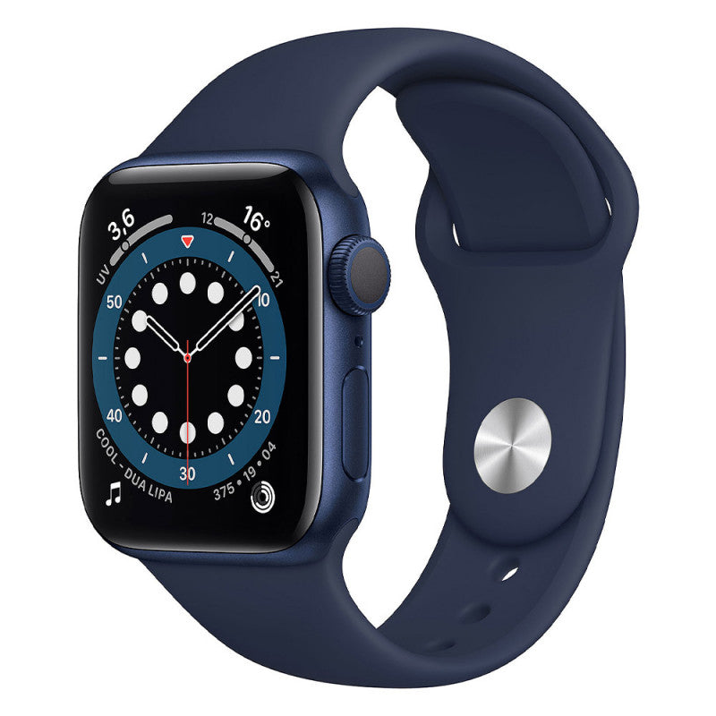 Apple Watch Serie 6 (40mm, Sport Band GPS) Bracelet Bleu