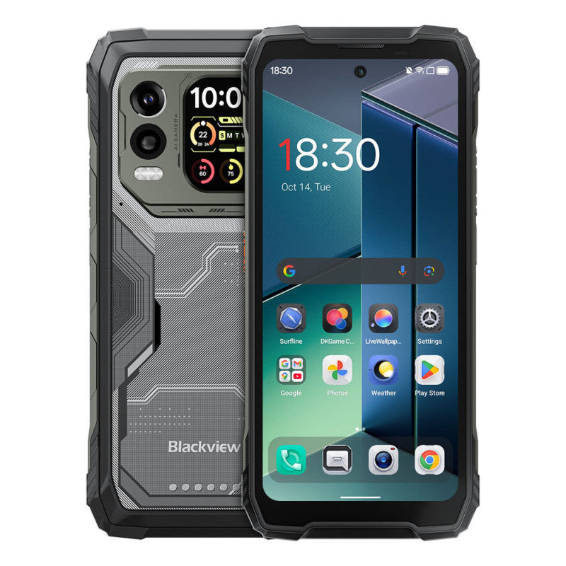 Blackview Xplore 1 Pro (NFC - Caméra à image thermique - 6.78'' - 256 Go, 12 Go RAM - 20000mAh) Noir