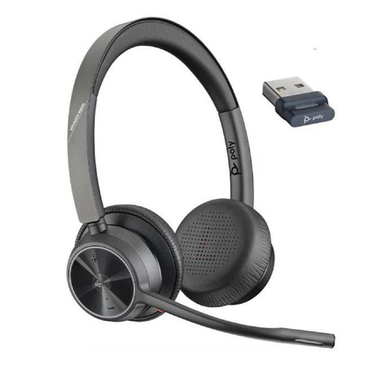 Casque Sans Fil Poly Voyager 4320 MS - (Stéréo - Bluetooth - USB-A) Noir